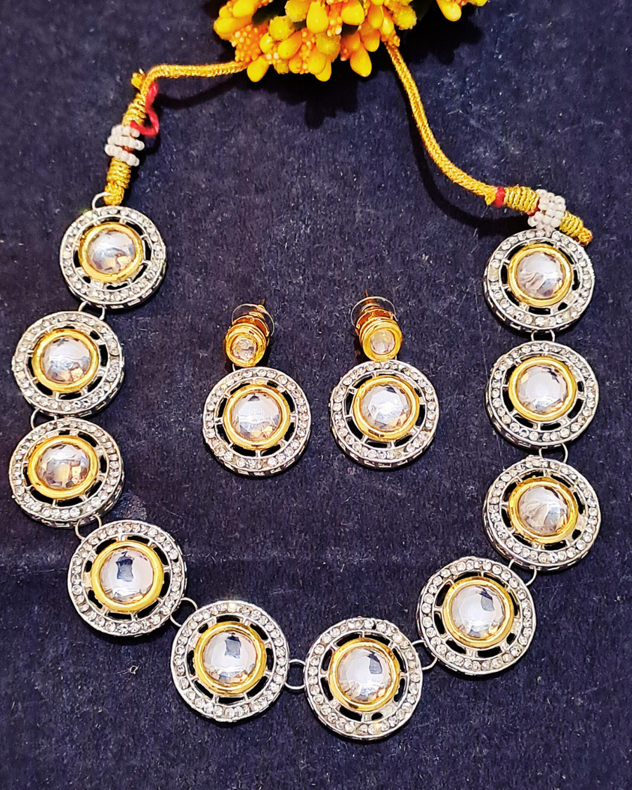 Diamond Kundan Necklace