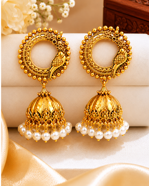 Antique Jhumka Earrings