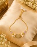 Pearl Blossom Bracelet Rakhi