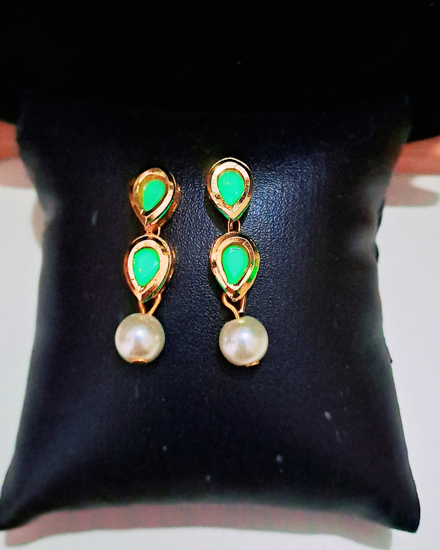 Green Kundan Necklace