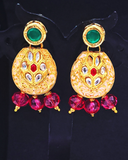 Multicolor Kundan Earrings