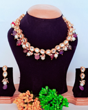 Shell Stone Kundan Necklace