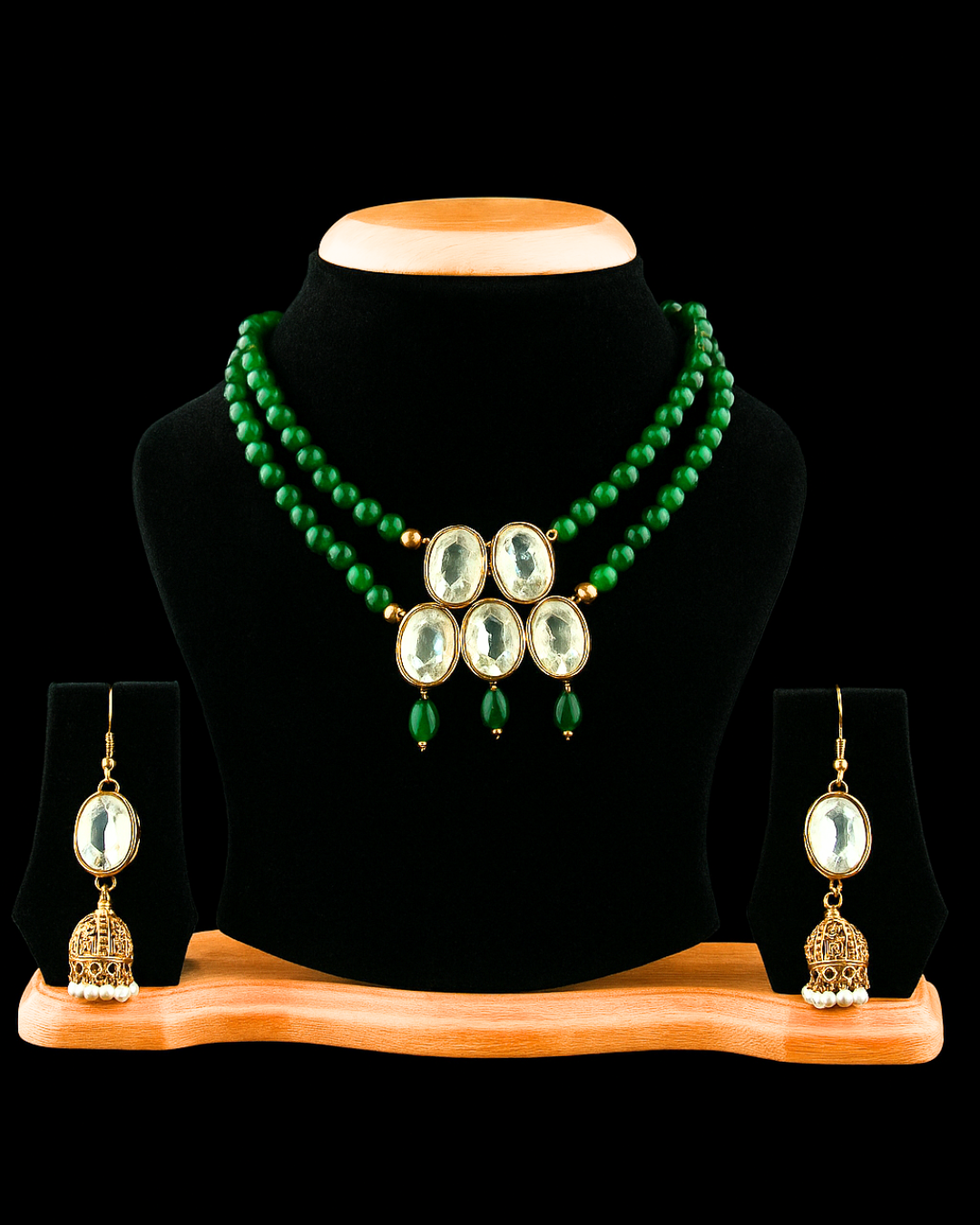 Green Kundan Necklace