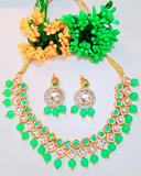 Light Green Kundan Necklace
