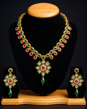 Long Kundan Necklace