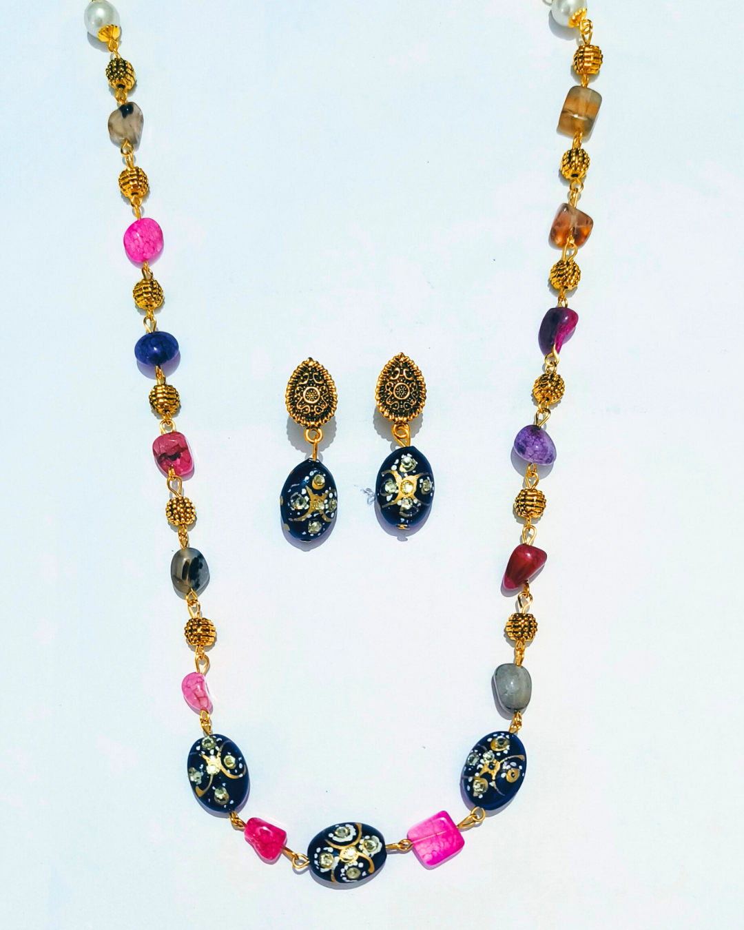 Multicolor Stone Necklace