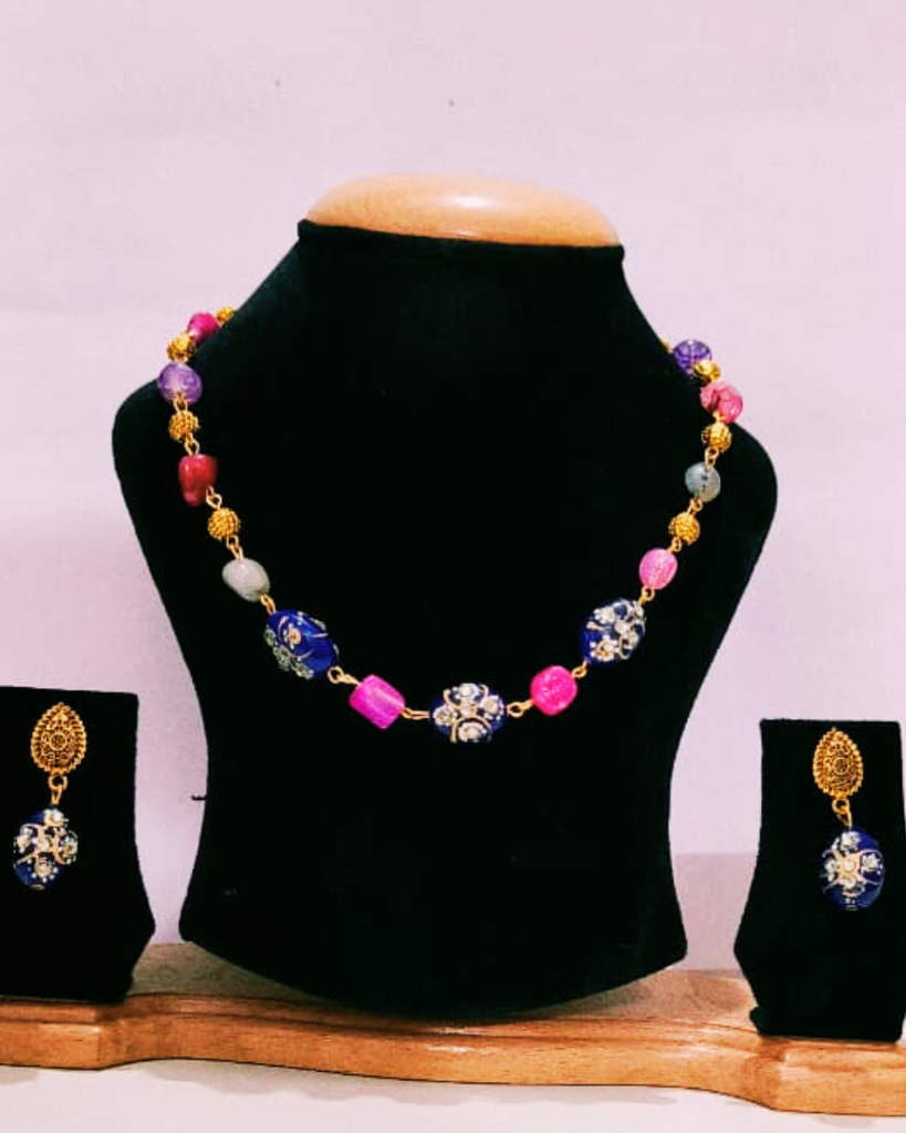 Multicolor Stone Necklace