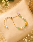 Floral Charm Bracelet Rakhi