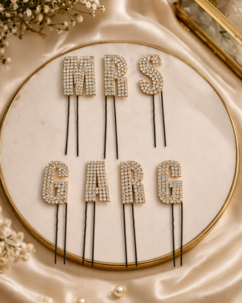 Alphabet Hair Pins