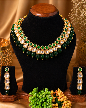 Green Kundan Necklace