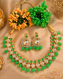Light Green Kundan Necklace
