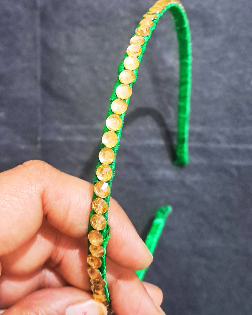 Green Fabric Hairband