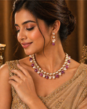 Shell Stone Kundan Necklace