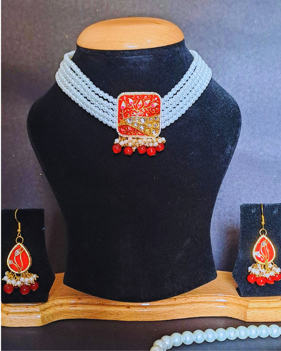 Pearl Chokar Set