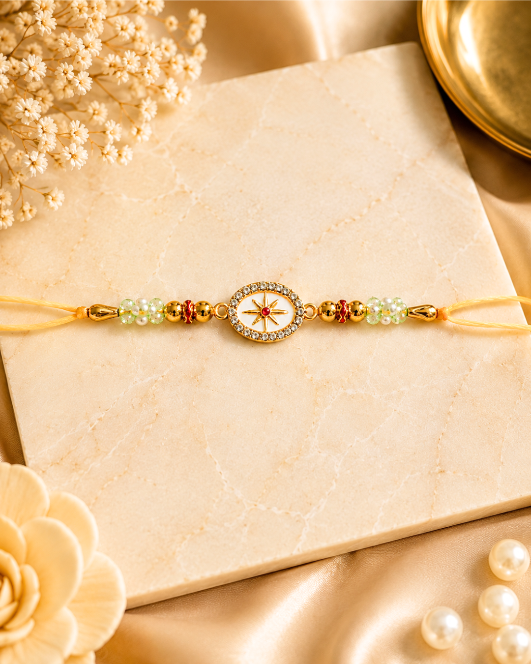 Designer Floral Rakhi