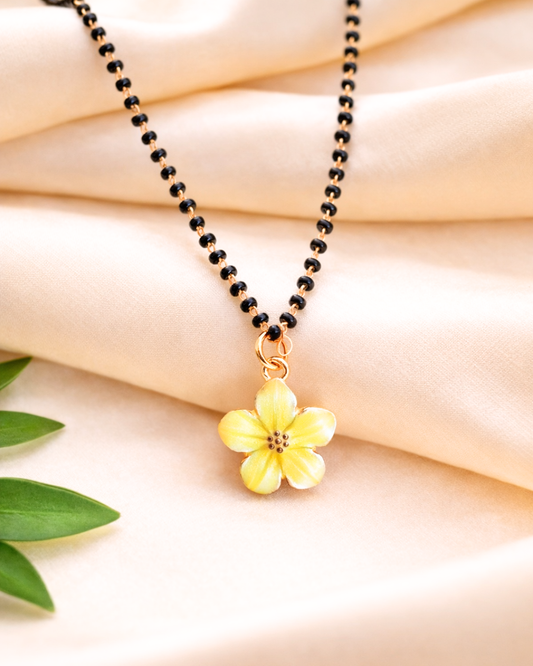 Yellow Flower Mangalsutra